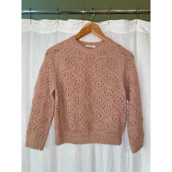 DOEN Emiliana Sweater S Clay Pointelle - Picture 9 of 11